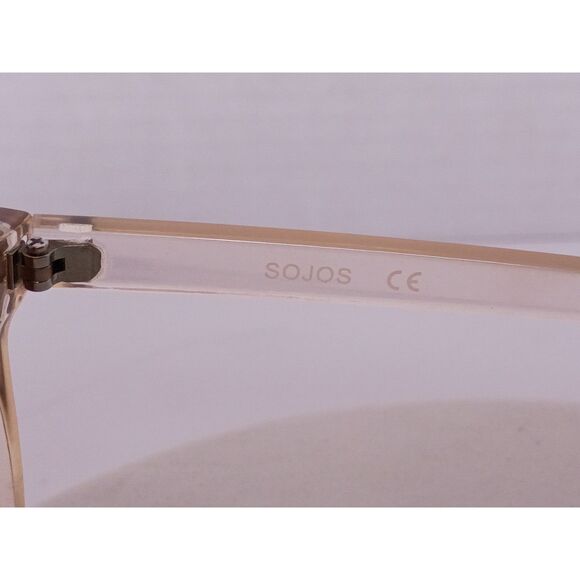 SOJOS SJ2057 Clear Brown / Gradient Brown Lens 63-17-149 Dolphin Sunglasses - Picture 10 of 15
